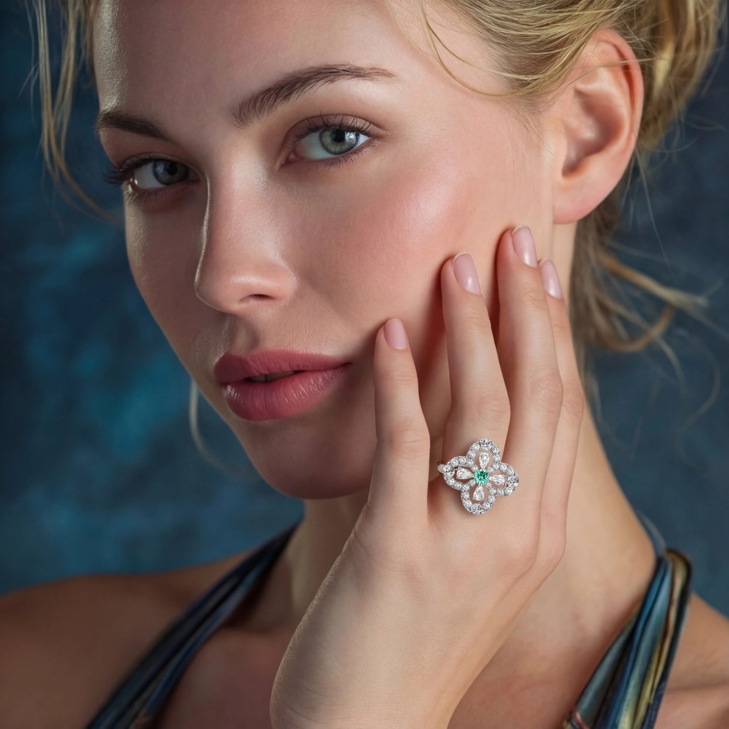 Lucky Charm Clover Ring by Mindful Elegance