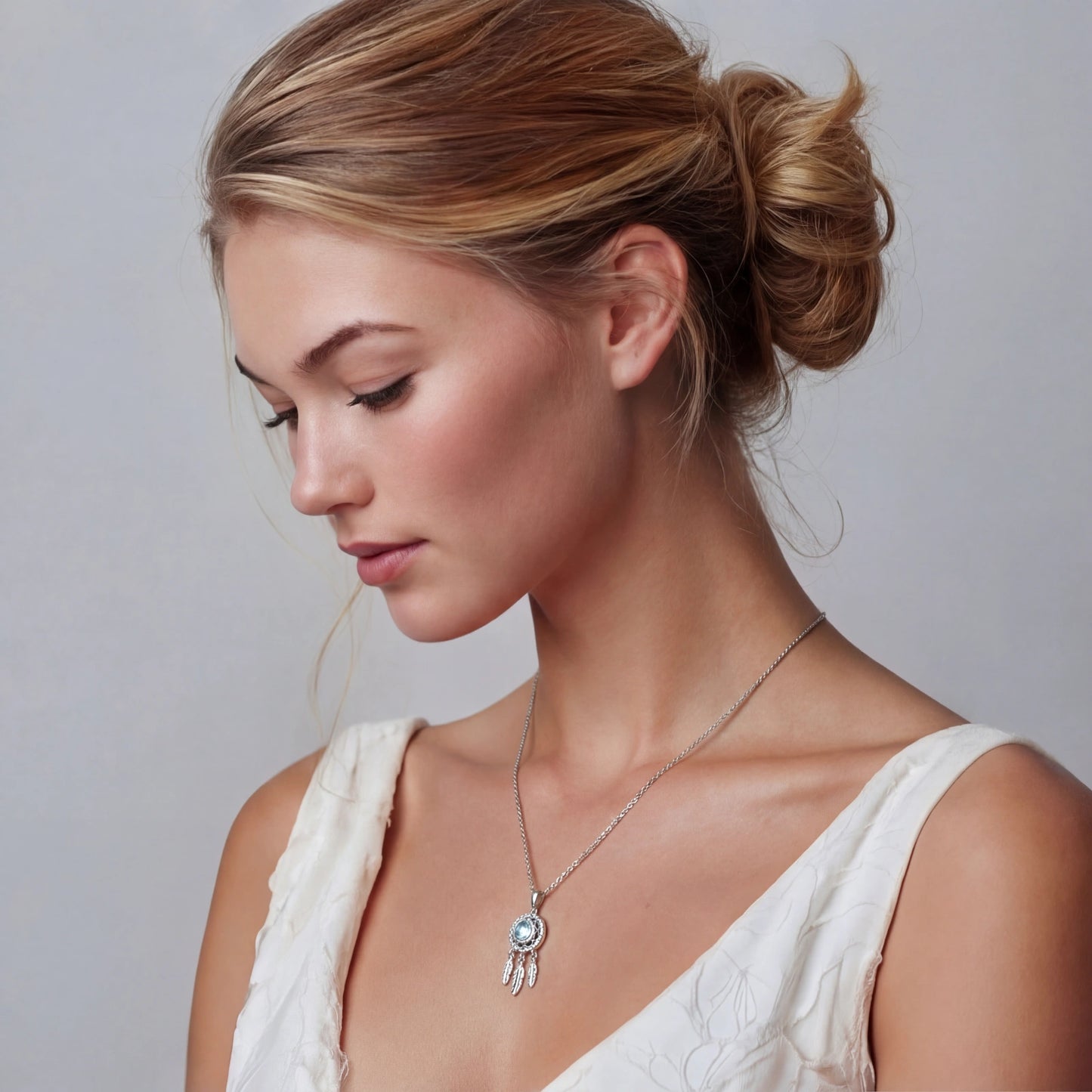 Dreamcatcher Spirit Necklace by Mindful Elegance
