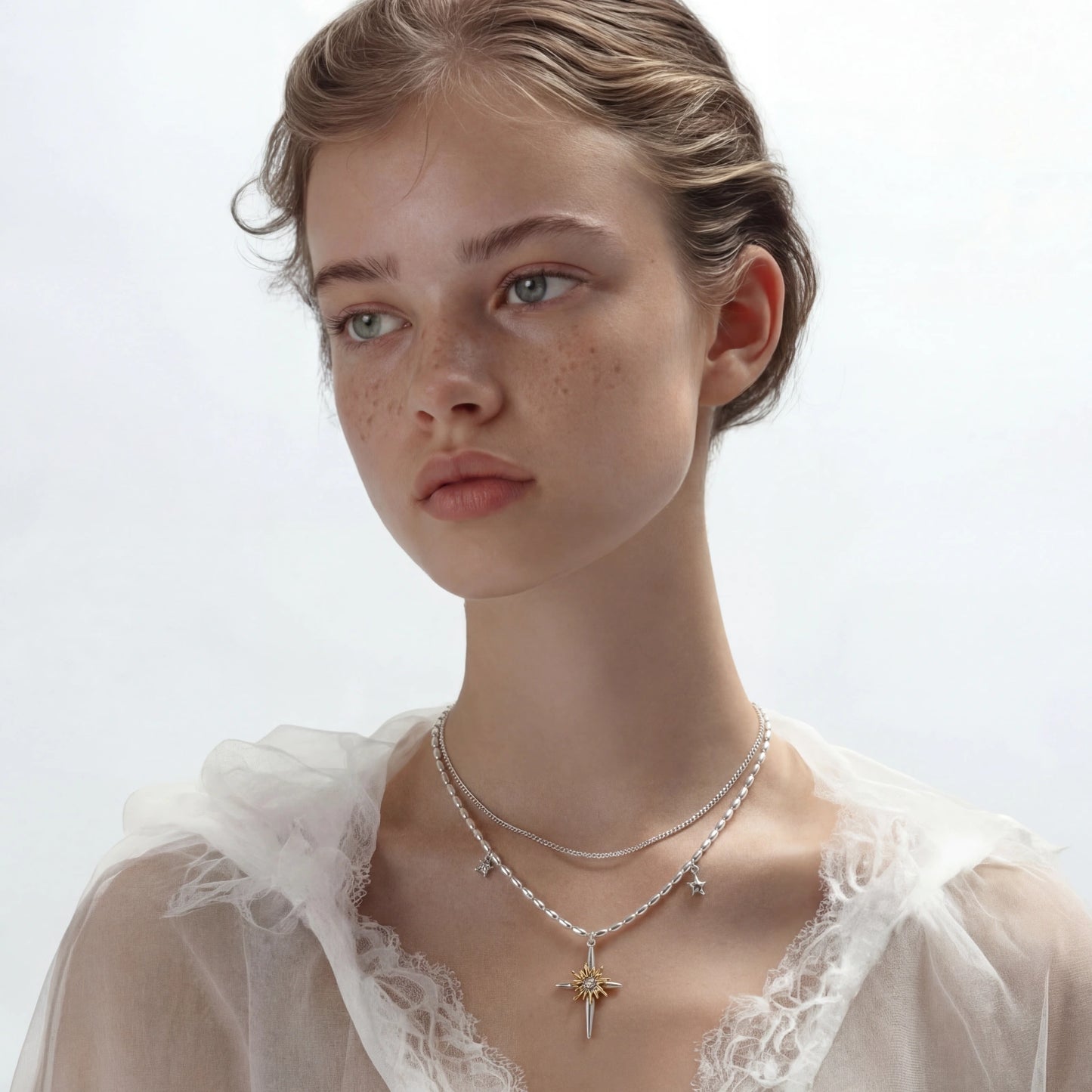 Celestial Dagger Necklace by Mindful Elegance