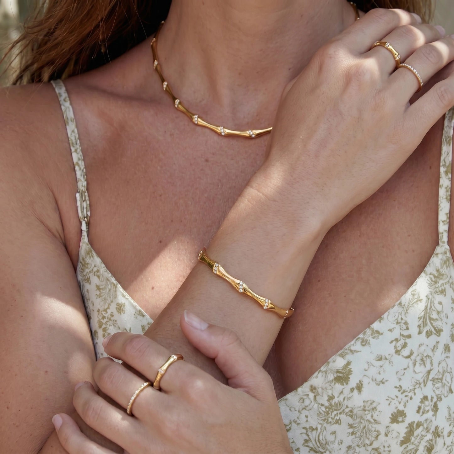 Bamboo Spark Bangle by Mindful Elegance