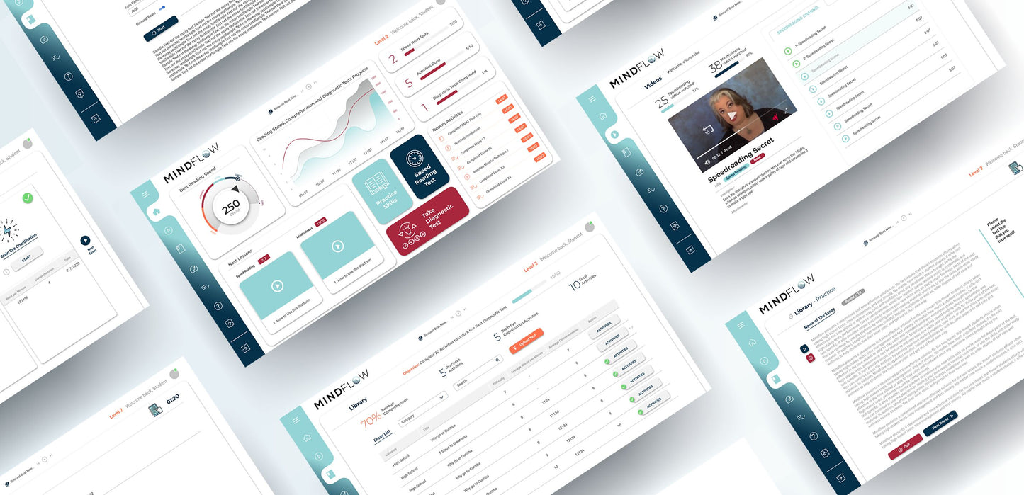 mockup das varias telas
