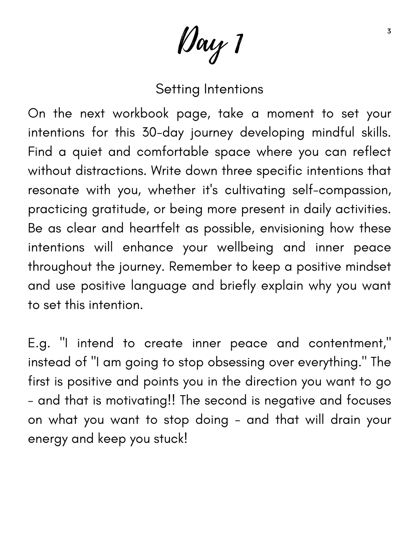 Mindful Moments: 30 Day Challenge