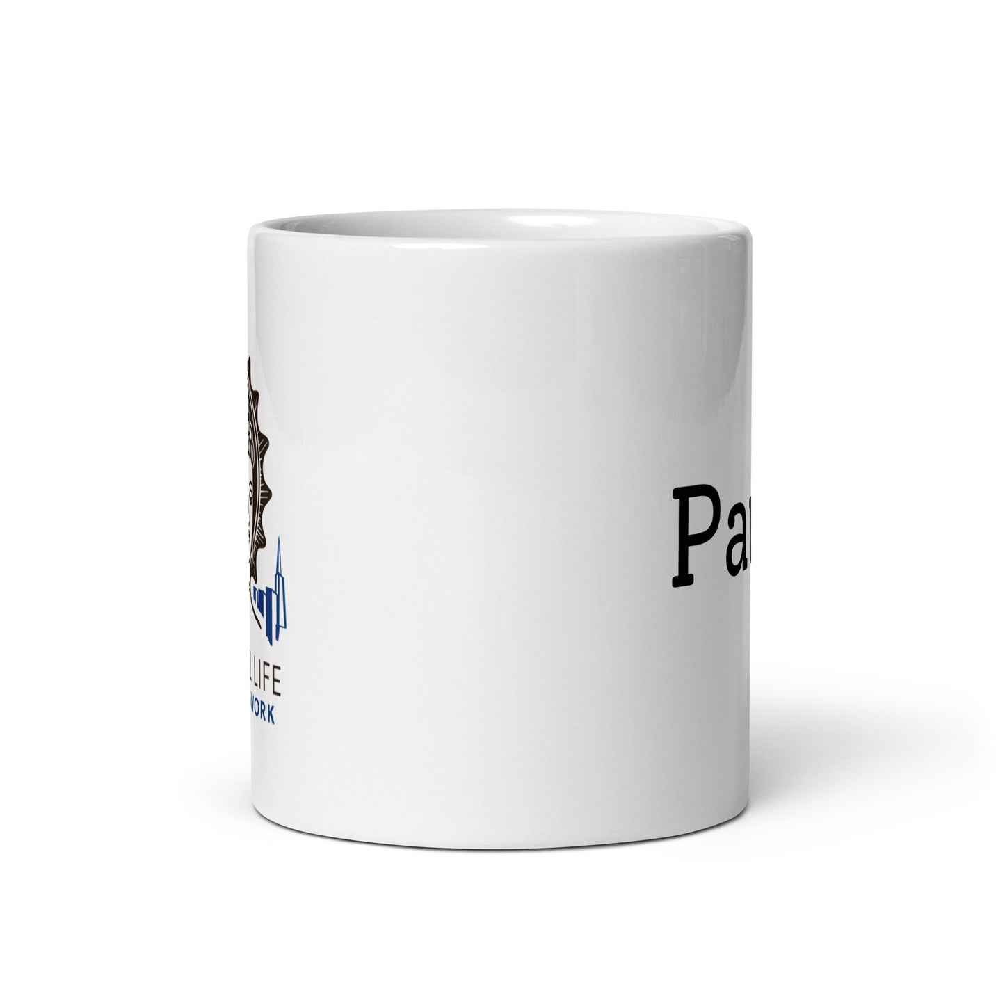 Mindful Life, Mindful Work - White Glossy Mug