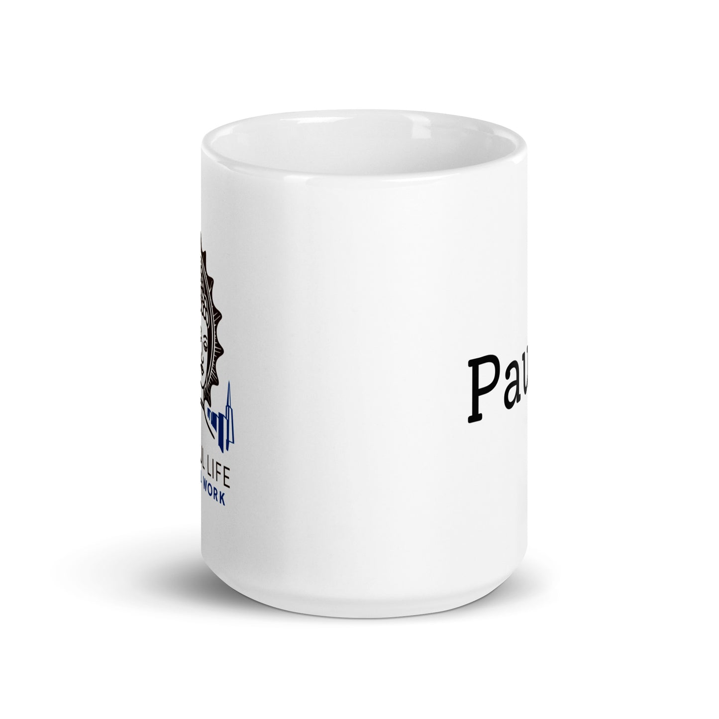 Mindful Life, Mindful Work - White Glossy Mug